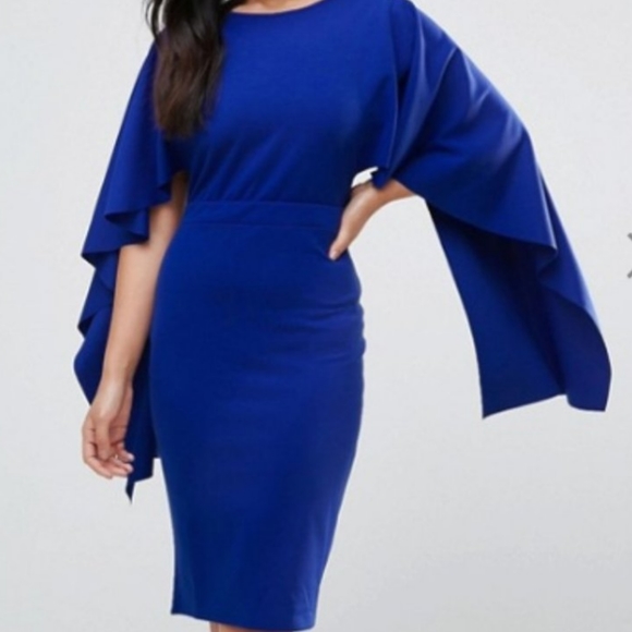 Blue City Goddess Dress - Picture 4 of 5